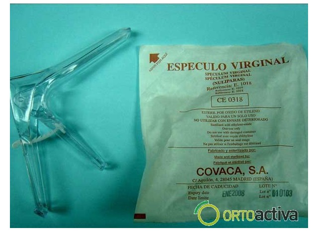 ESPECULO VAGINAL VIRGINAL ESTERIL COVACA (100 unid.) REF. E1018